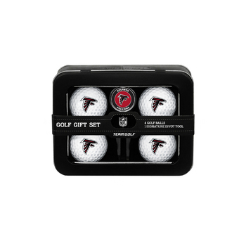 Atlanta Falcons 4 Ball Tin Gift Set
