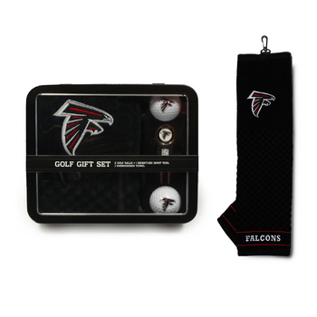 Atlanta Falcons Embroidered Towel Tin Gift Set