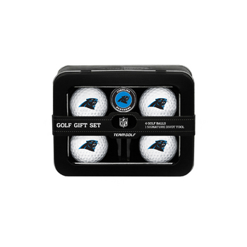 Carolina Panthers 4 Ball Tin Gift Set