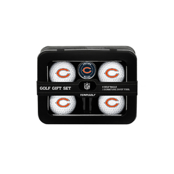 Chicago Bears 4 Ball Tin Gift Set