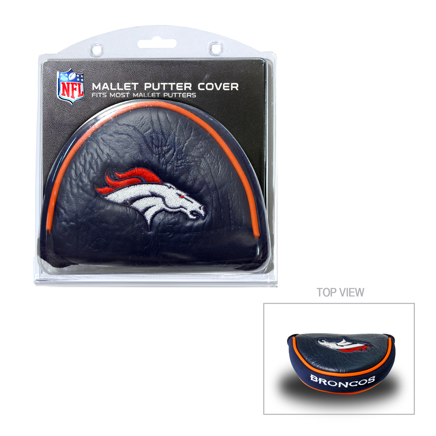 Denver Broncos Mallet Putter Cover