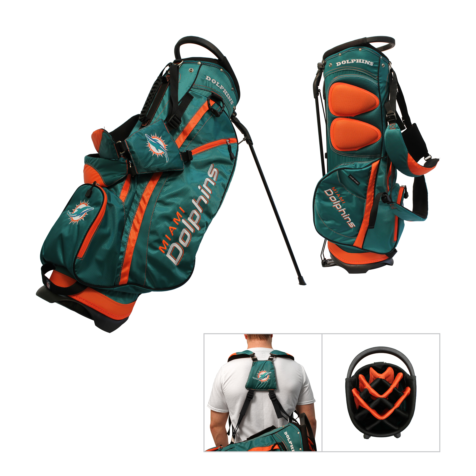 Miami Dolphins Fairway Stand Bag