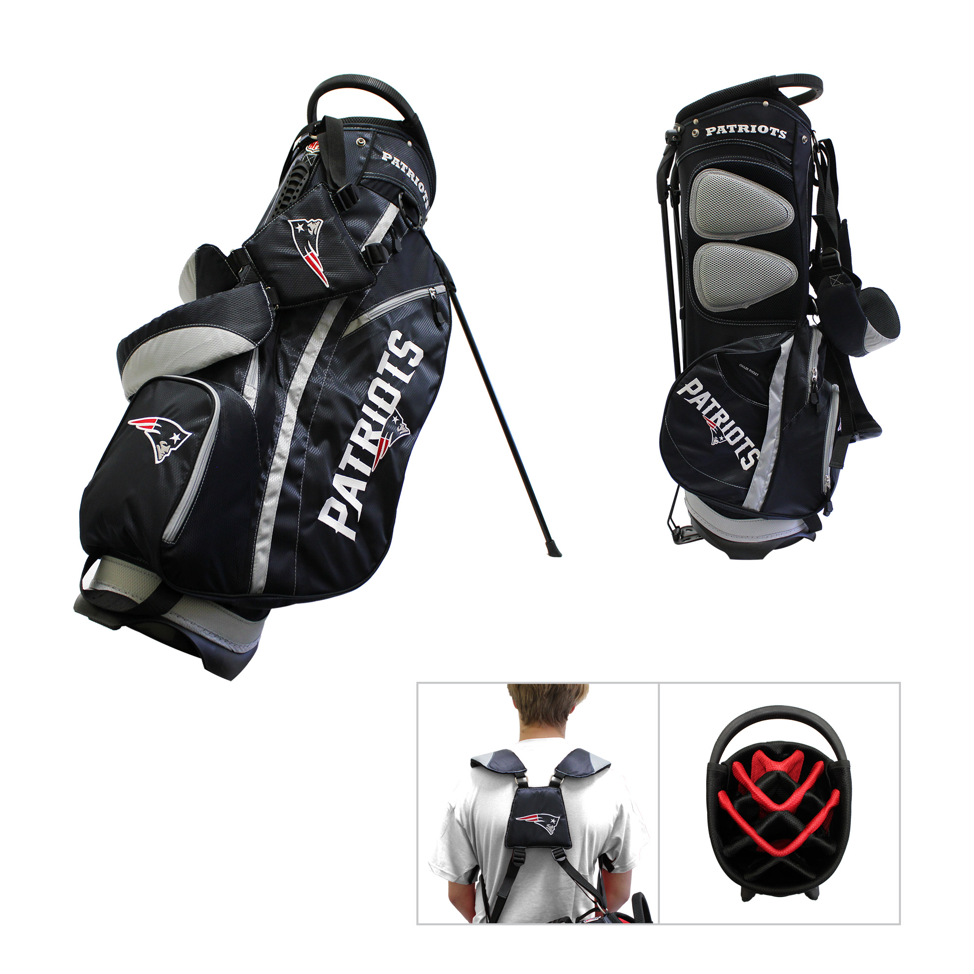 New England Patriots Fairway Stand Bag