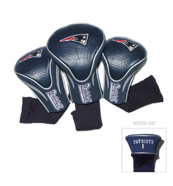 New England Patriots 3 Pk Contour Sock Headcovers