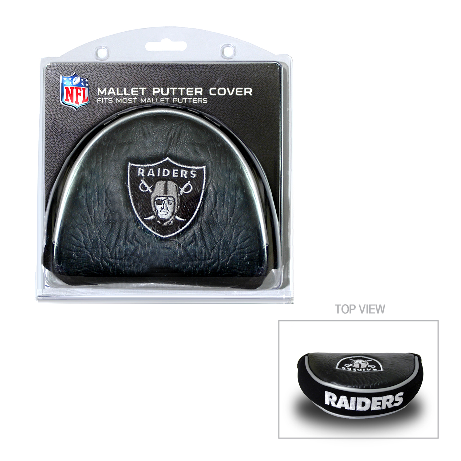 Oakland Raiders Mallet Putter Cover