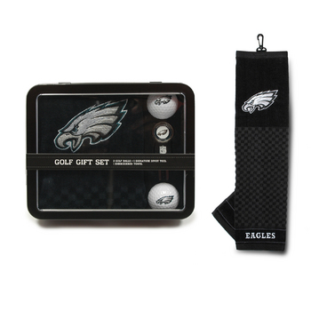 Philadelphia Eagles Embroidered Towel Tin Gift Set