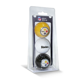 Pittsburgh Steelers Golf Balls 3 Pack