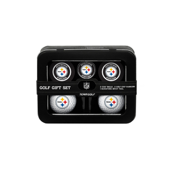Pittsburgh Steelers 2 Ball Tin Gift Set