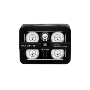 Pittsburgh Steelers 4 Ball Tin Gift Set