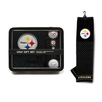 Pittsburgh Steelers Embroidered Towel Tin Gift Set