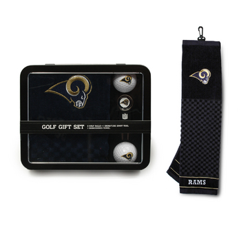 St. Louis Rams Embroidered Towel Tin Gift Set