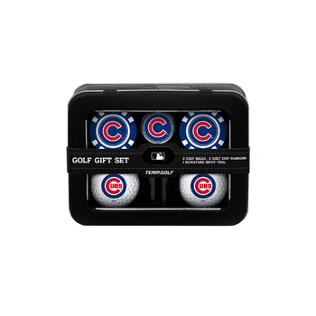 Chicago Cubs 2 Ball Tin Gift Set