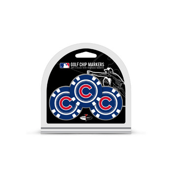 Chicago Cubs 3 Pack Golf Chips