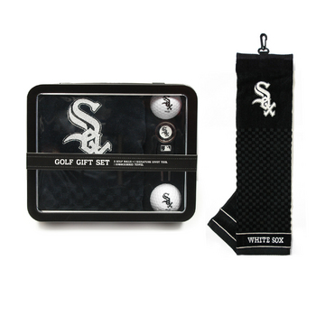 Chicago White Sox Embroidered Towel Tin Gift Set