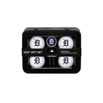 Detroit Tigers 4 Ball Tin Gift Set