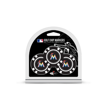 Miami Marlins 3 Pack Golf Chips