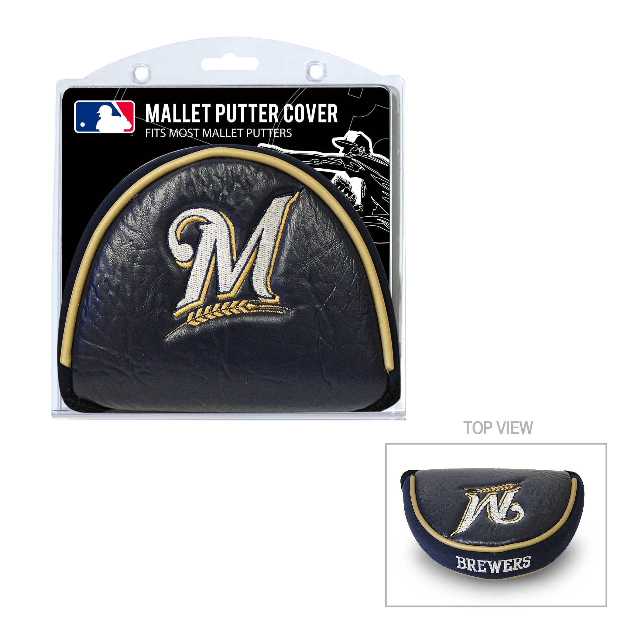 Milwaukee Brewers Mallet Putter Cover