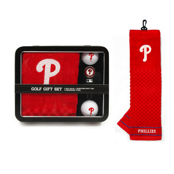 Philadelphia Phillies Embroidered Towel Tin Gift Set