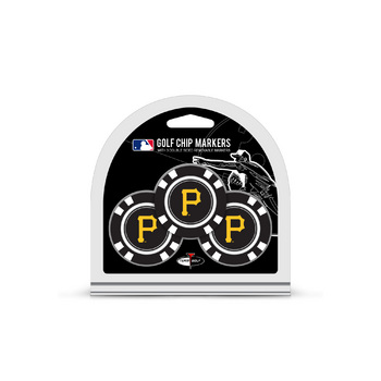 Pittsburgh Pirates 3 Pack Golf Chips