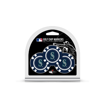 Seattle Mariners 3 Pack Golf Chips