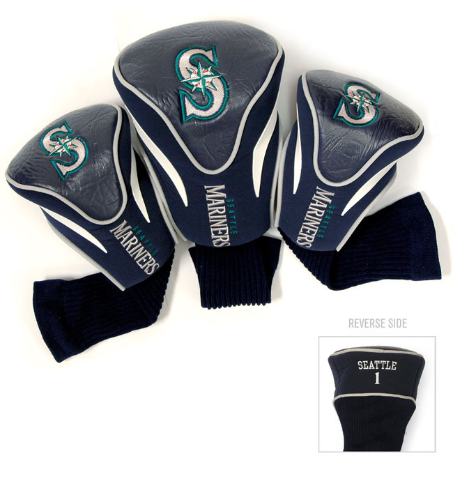 Seattle Mariners 3 Pk Contour Sock Headcovers