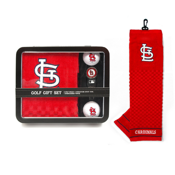 St Louis Cardinals Embroidered Towel Tin Gift Set
