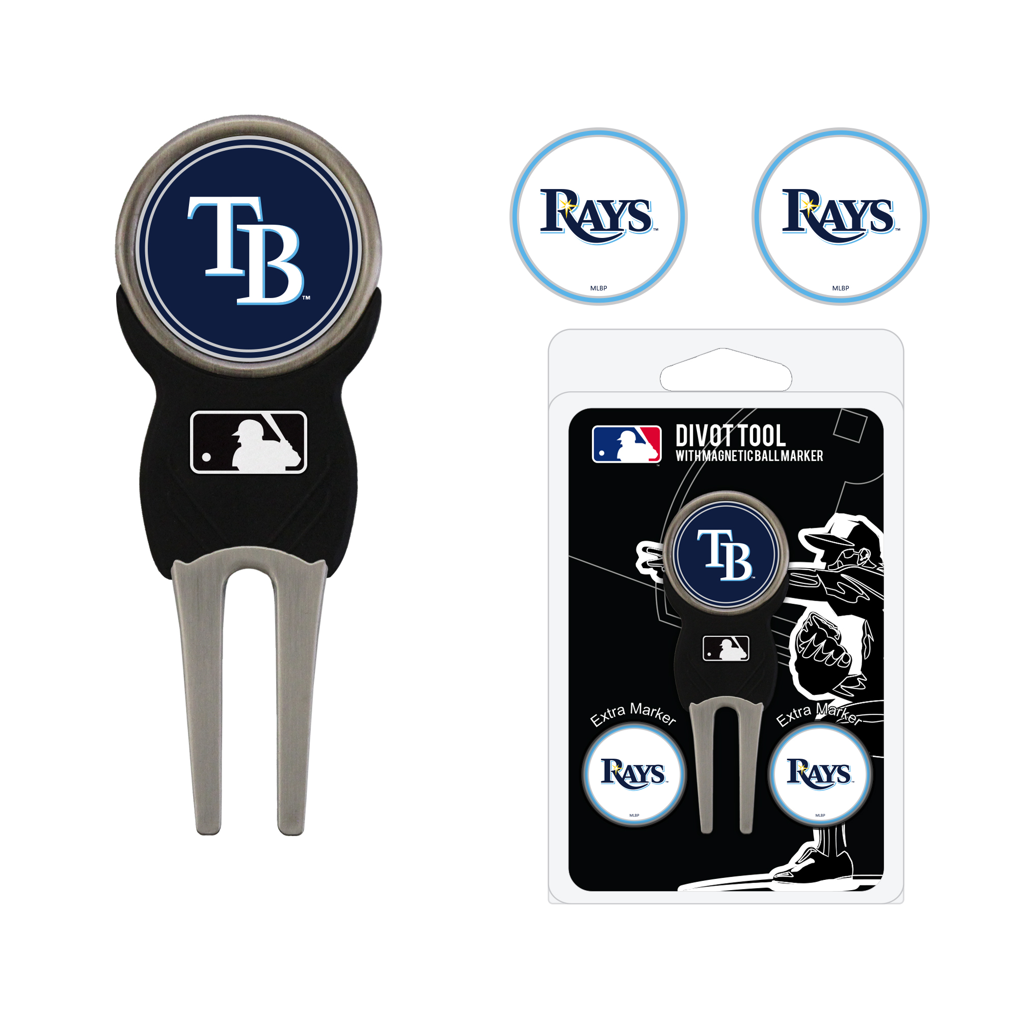 Tampa Bay Rays Divot Tool Pack