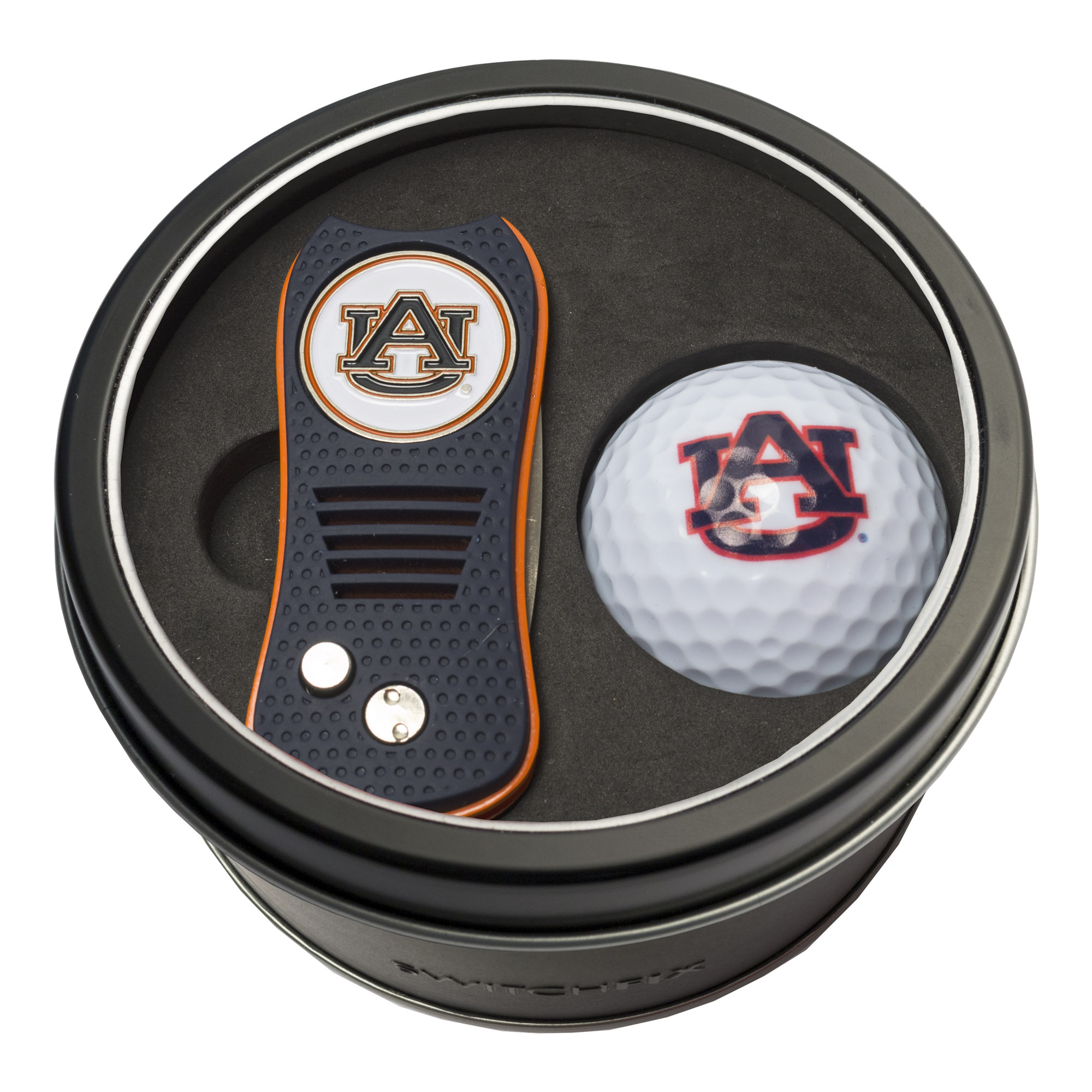 Auburn Switchfix + Golf Ball Tin Gift Set