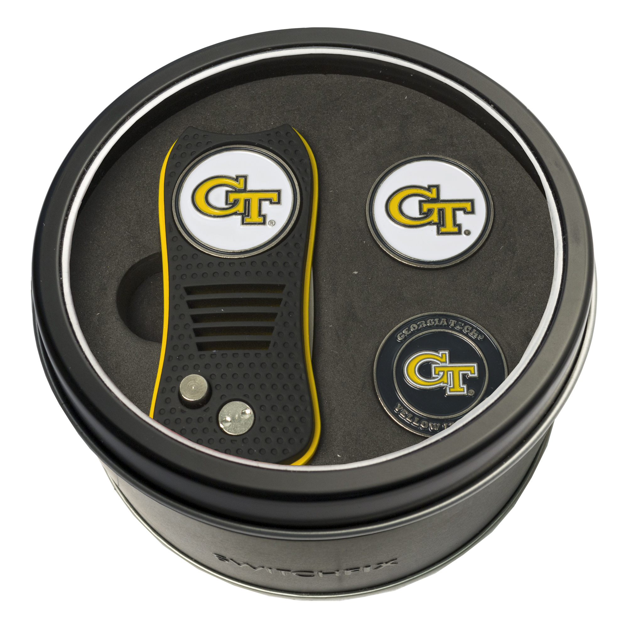Georgia Tech Switchfix + 2 Ball Marker Tin Gift Set