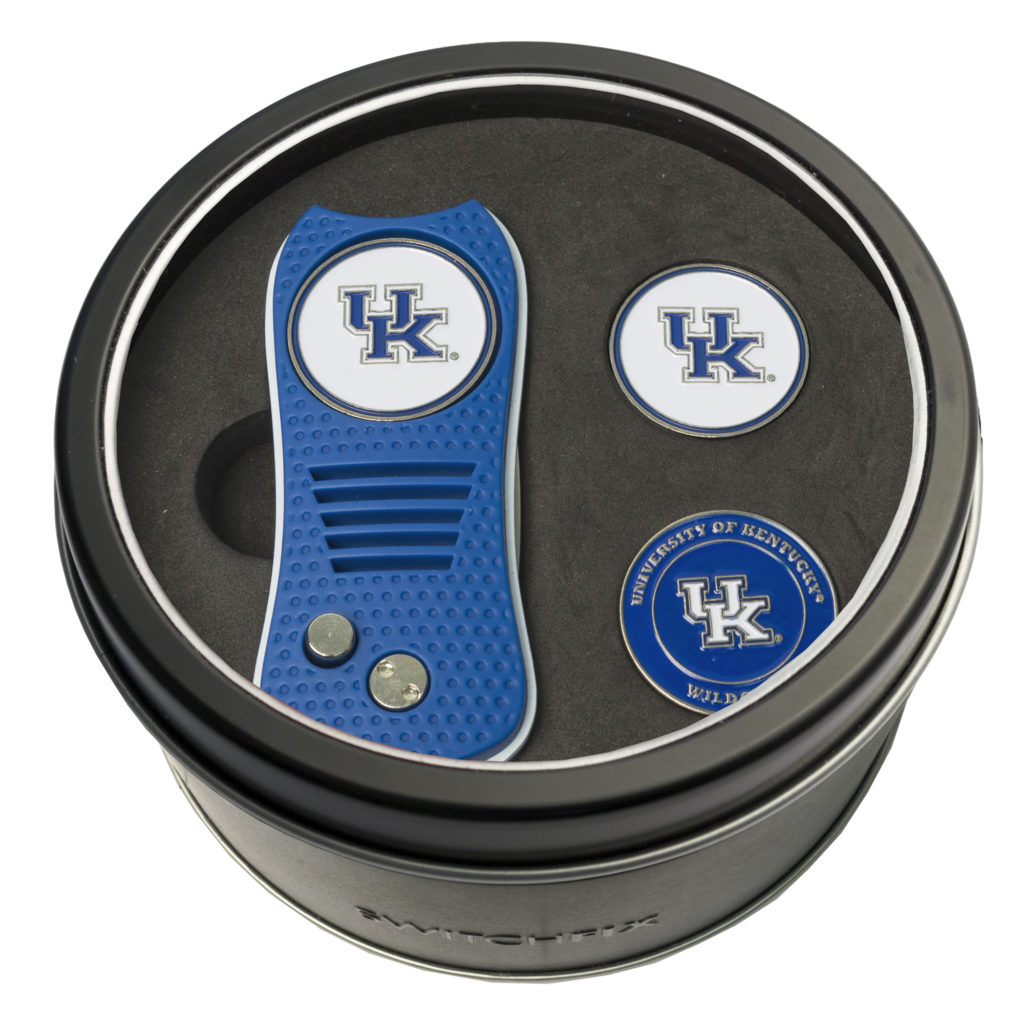 Kentucky Switchfix + 2 Ball Marker Tin Gift Set
