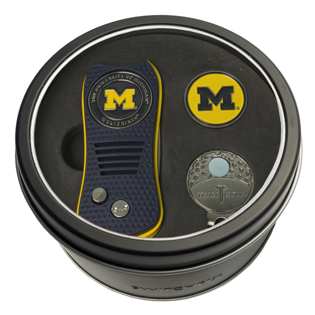 Michigan Switchfix + Cap Clip + Ball Marker Tin Gift Set