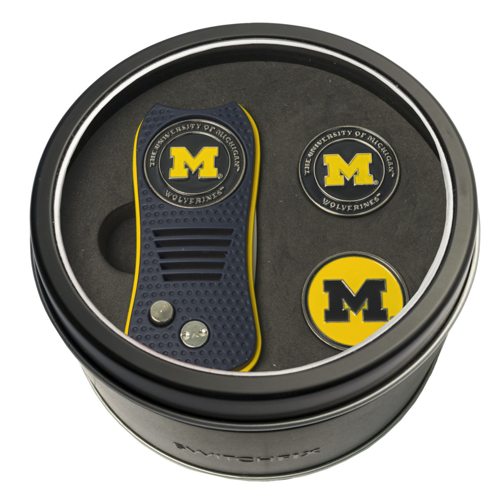 Michigan Switchfix + 2 Ball Marker Tin Gift Set