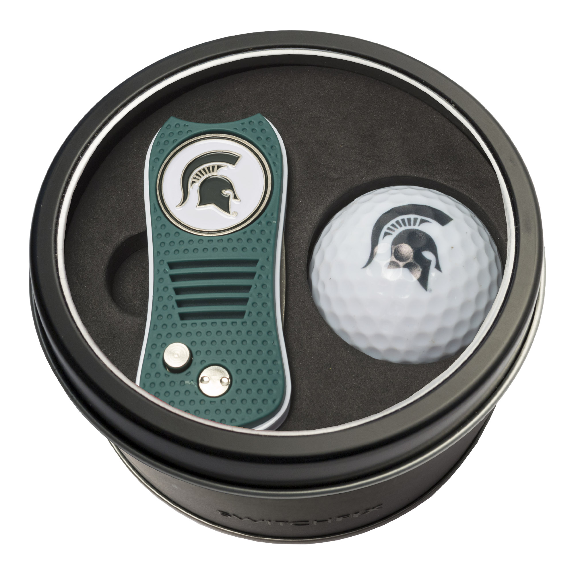 Michigan State Switchfix + Golf Ball Tin Gift Set