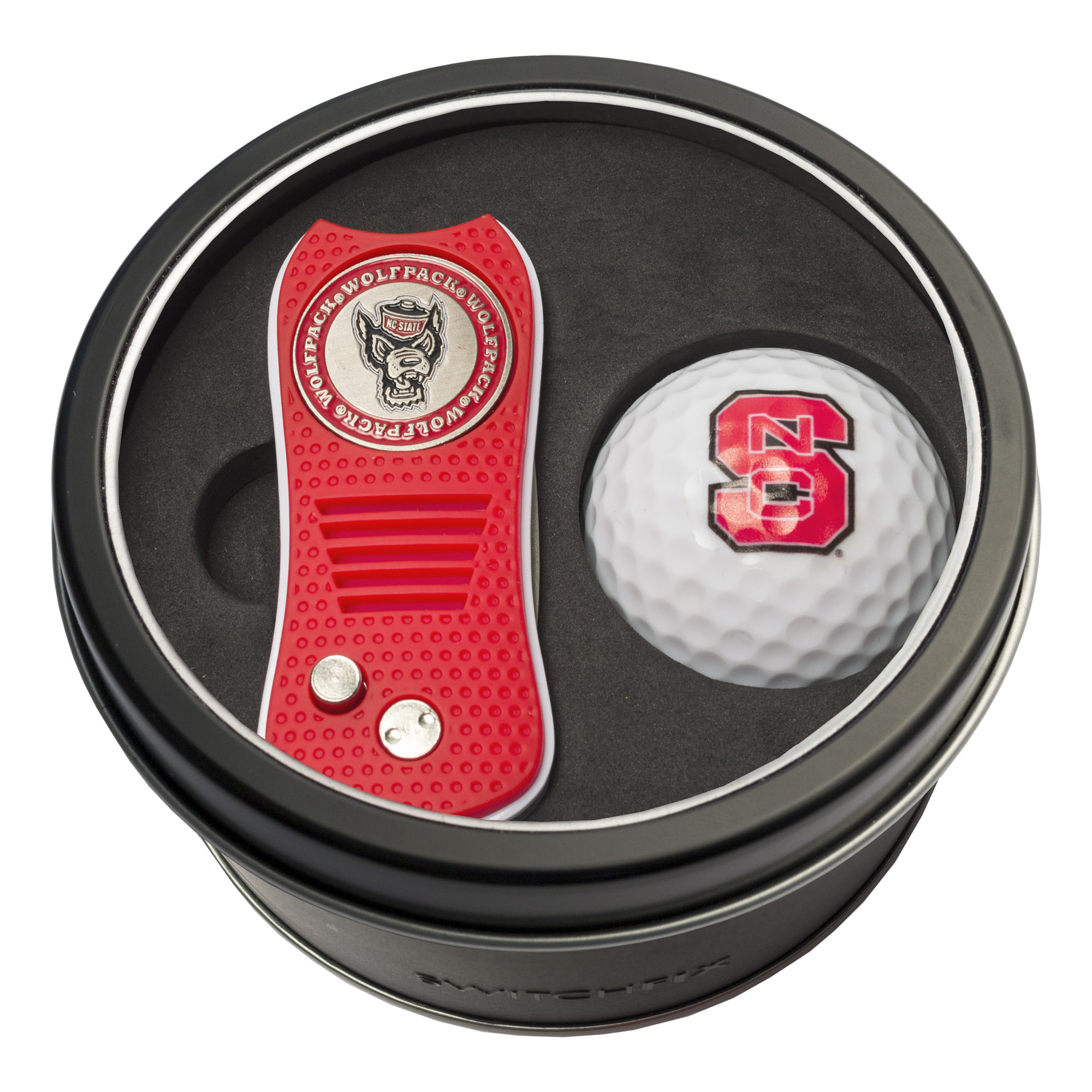 NC State Switchfix + Golf Ball Tin Gift Set
