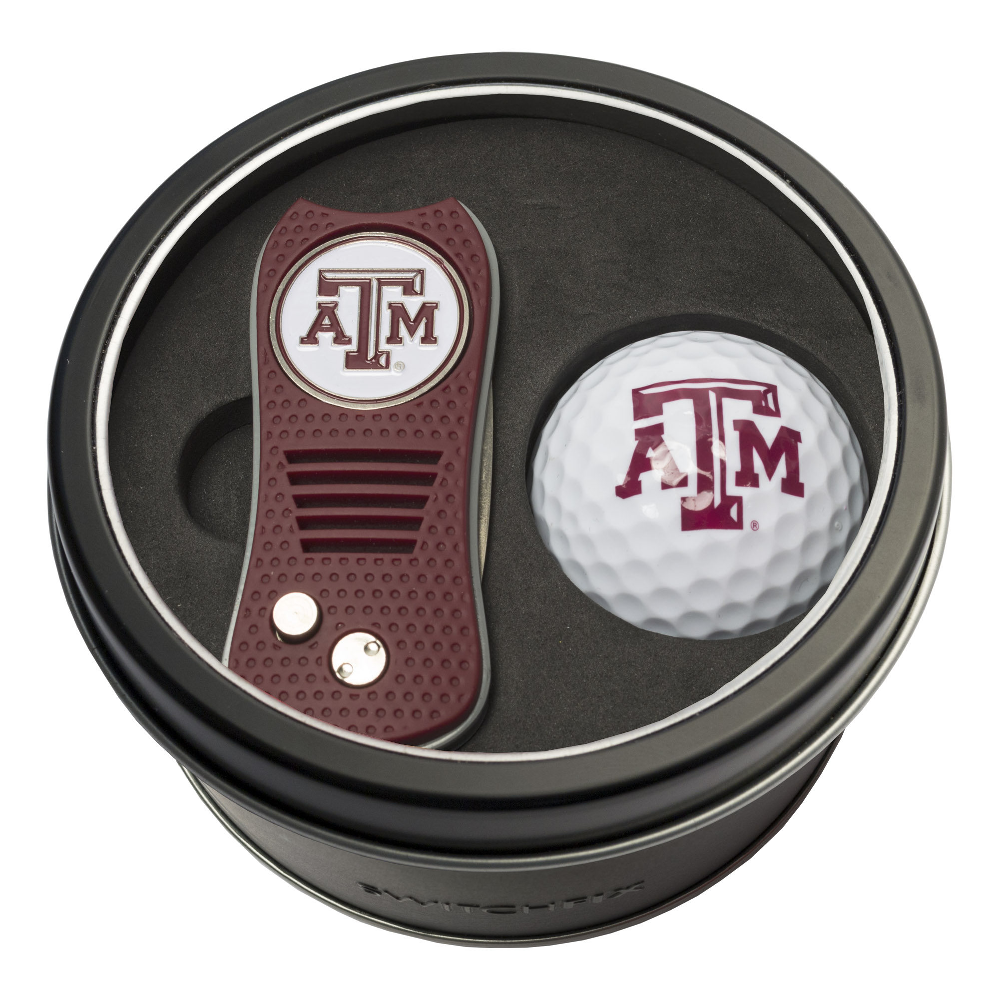 Texas A&M Switchfix + Golf Ball Tin Gift Set