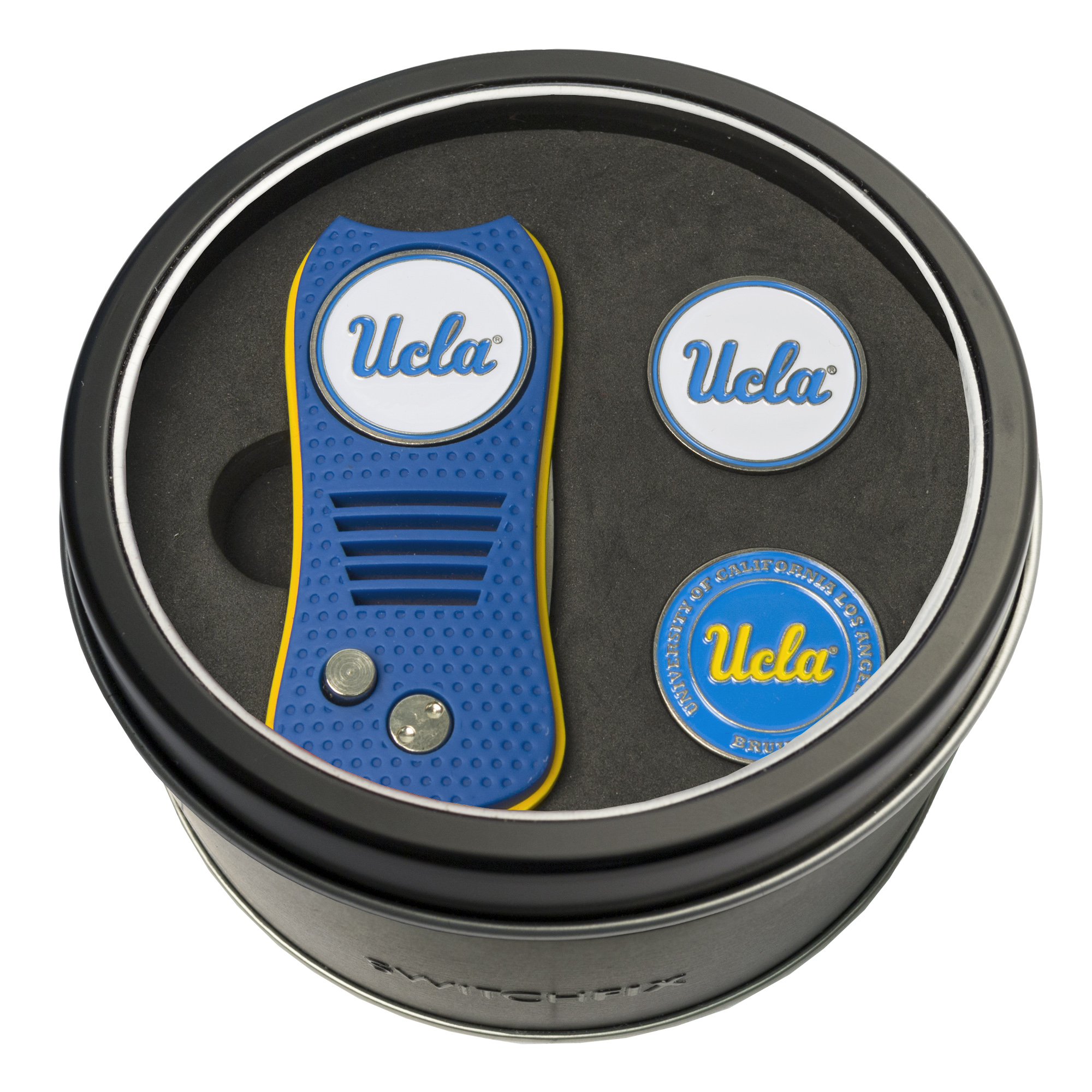 UCLA Switchfix + 2 Ball Marker Tin Gift Set