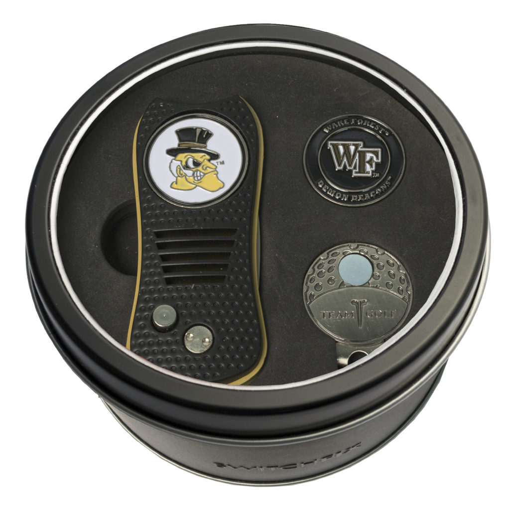 Wake Forest Switchfix + Cap Clip + Ball Marker Tin Gift Set