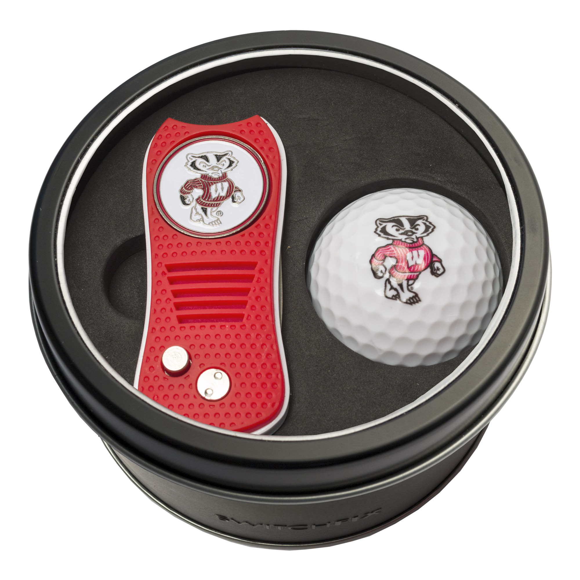 Wisconsin Switchfix + Golf Ball Tin Gift Set