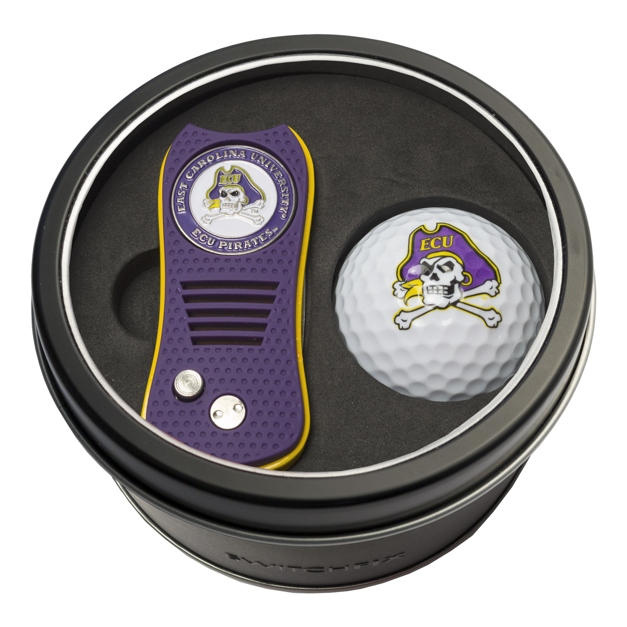 East Carolina Switchfix + Golf Ball Tin Gift Set