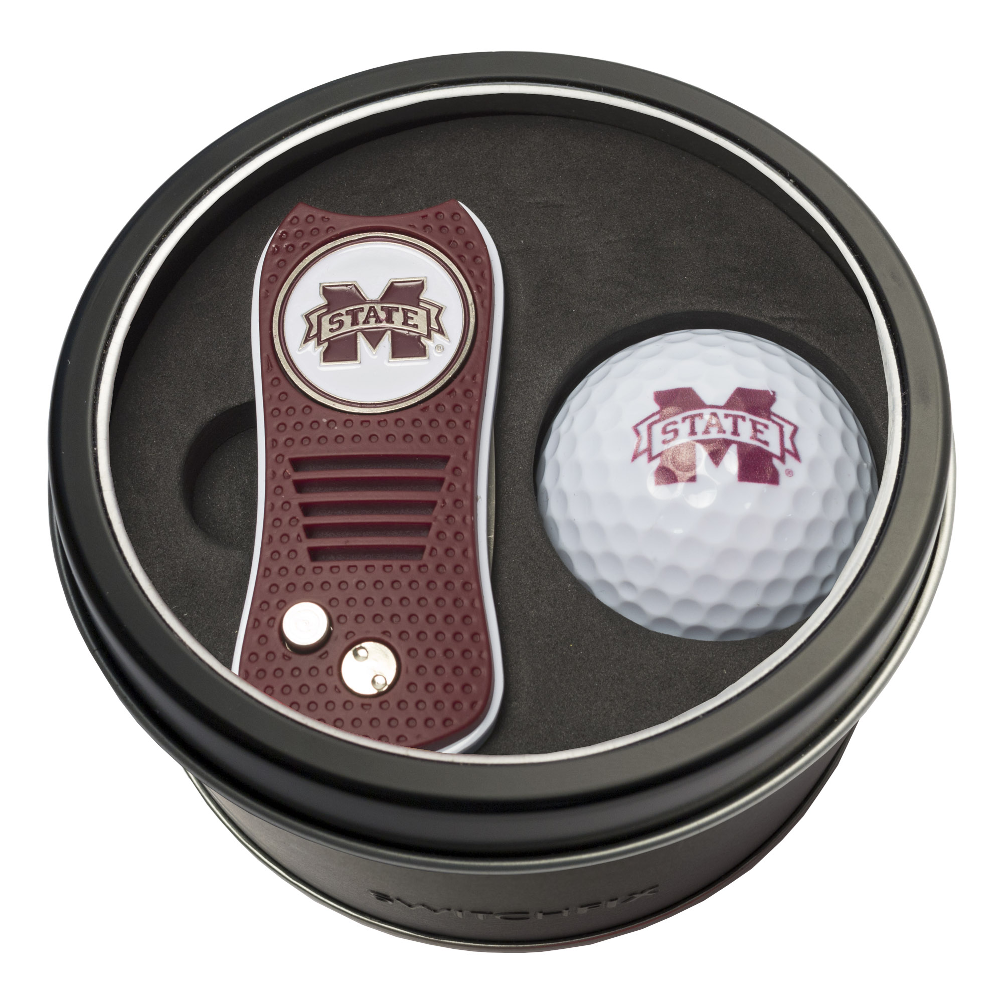 Mississippi State Switchfix + Golf Ball Tin Gift Set