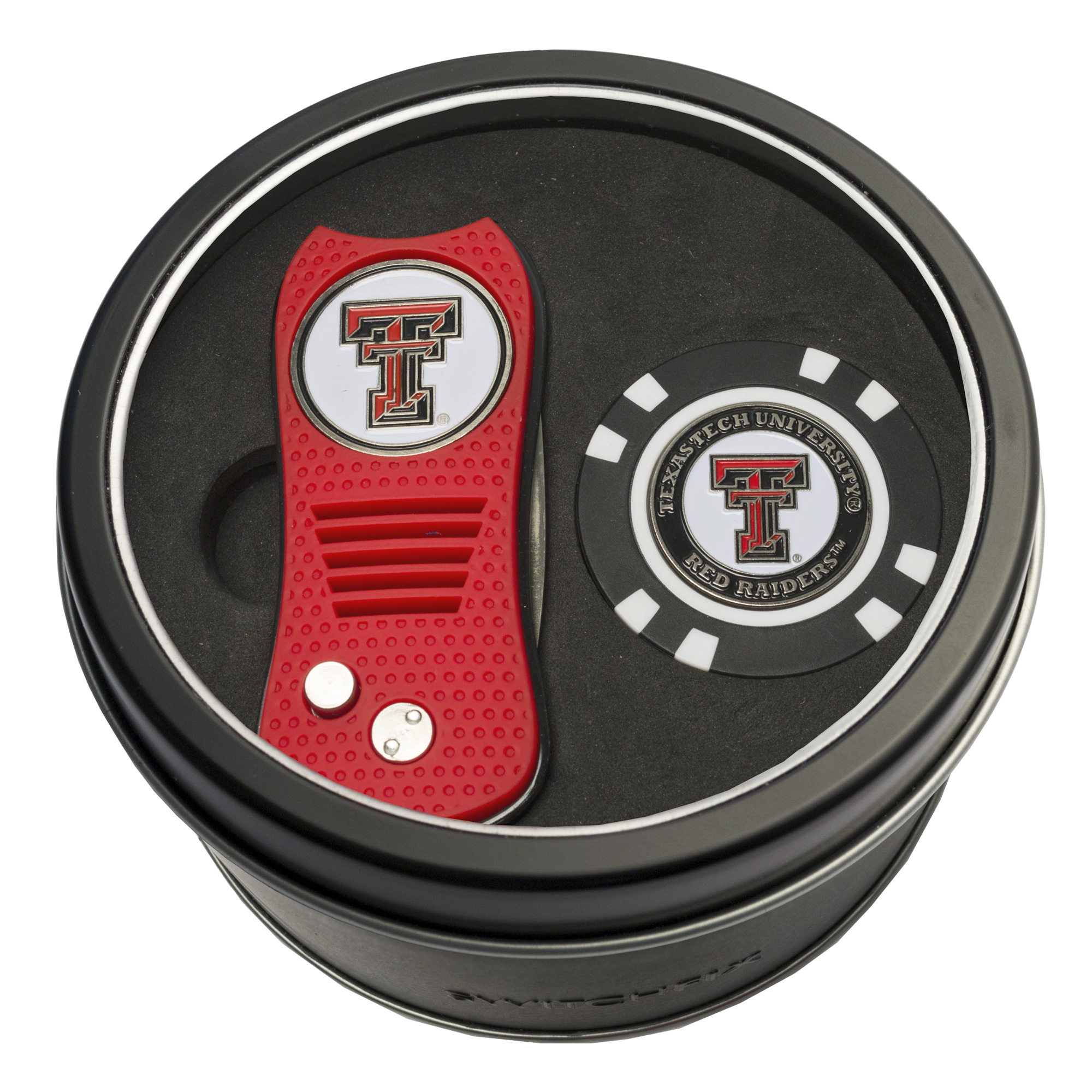 Texas Tech Switchfix + Golf Chip Tin Gift Set