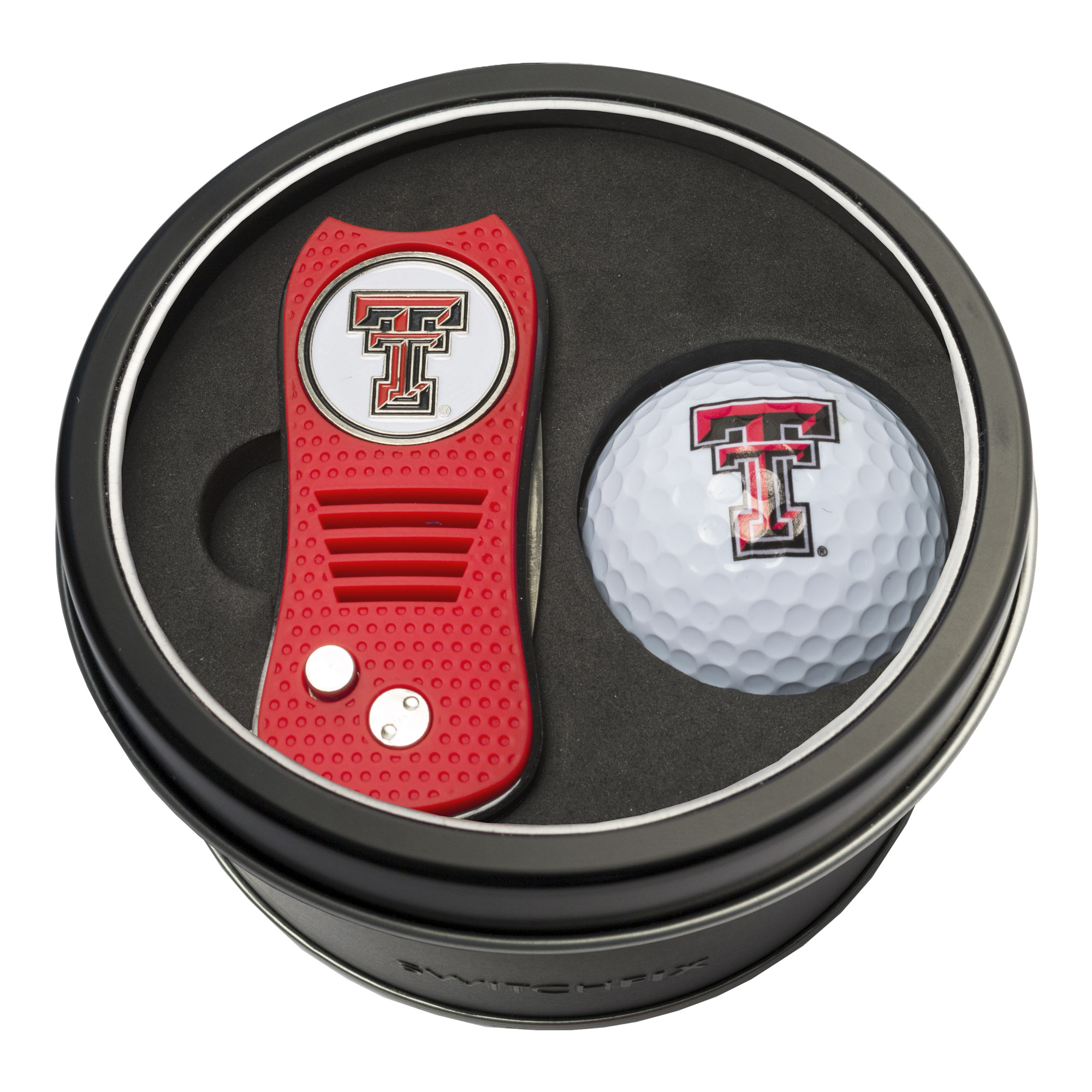 Texas Tech Switchfix + Golf Ball Tin Gift Set