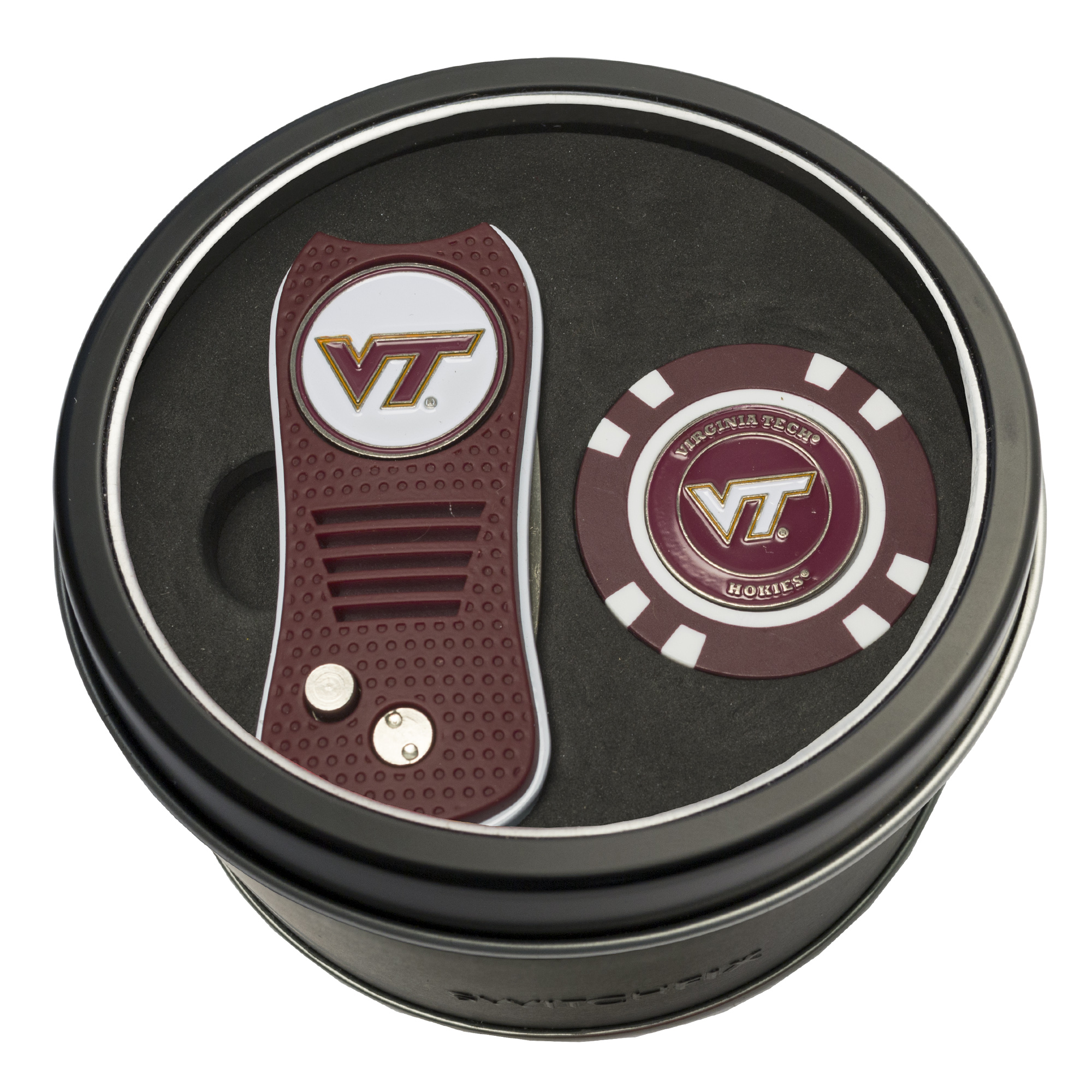 Virginia Tech Switchfix + Golf Chip Tin Gift Set