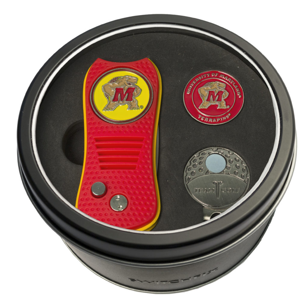 Maryland Switchfix + Cap Clip + Ball Marker Tin Gift Set
