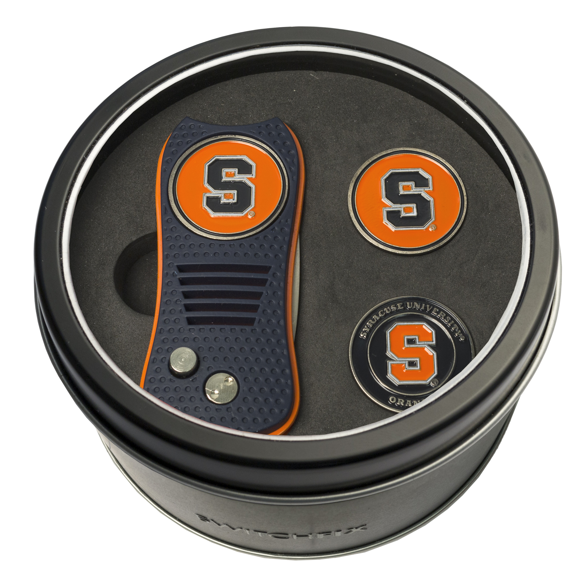 Syracuse Switchfix + 2 Ball Marker Tin Gift Set