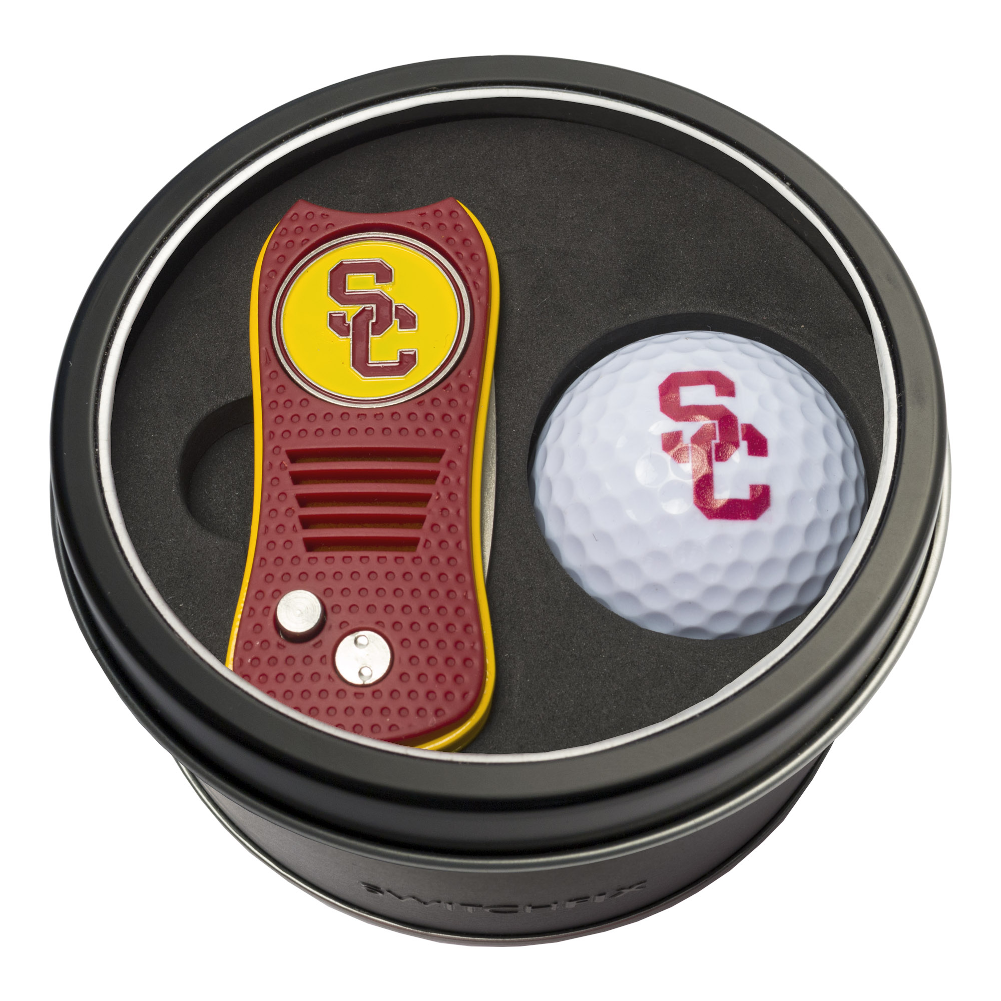 USC Switchfix + Golf Ball Tin Gift Set