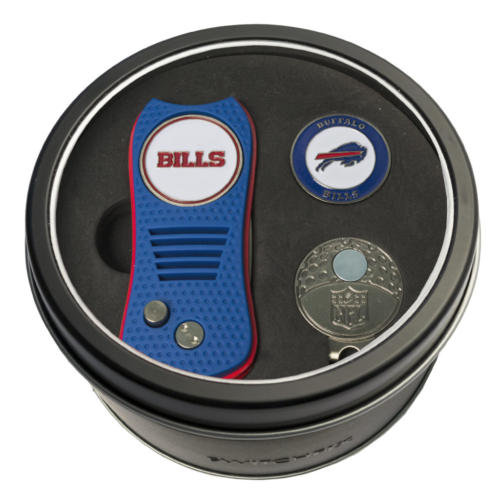 Buffalo Bills Switchfix + Cap Clip + Ball Marker Tin Gift Set
