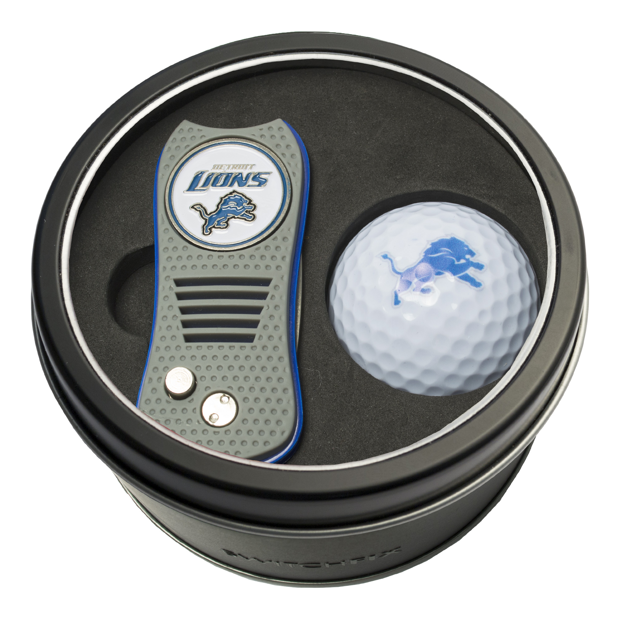 Detroit Lions Switchfix + Golf Ball Tin Gift Set