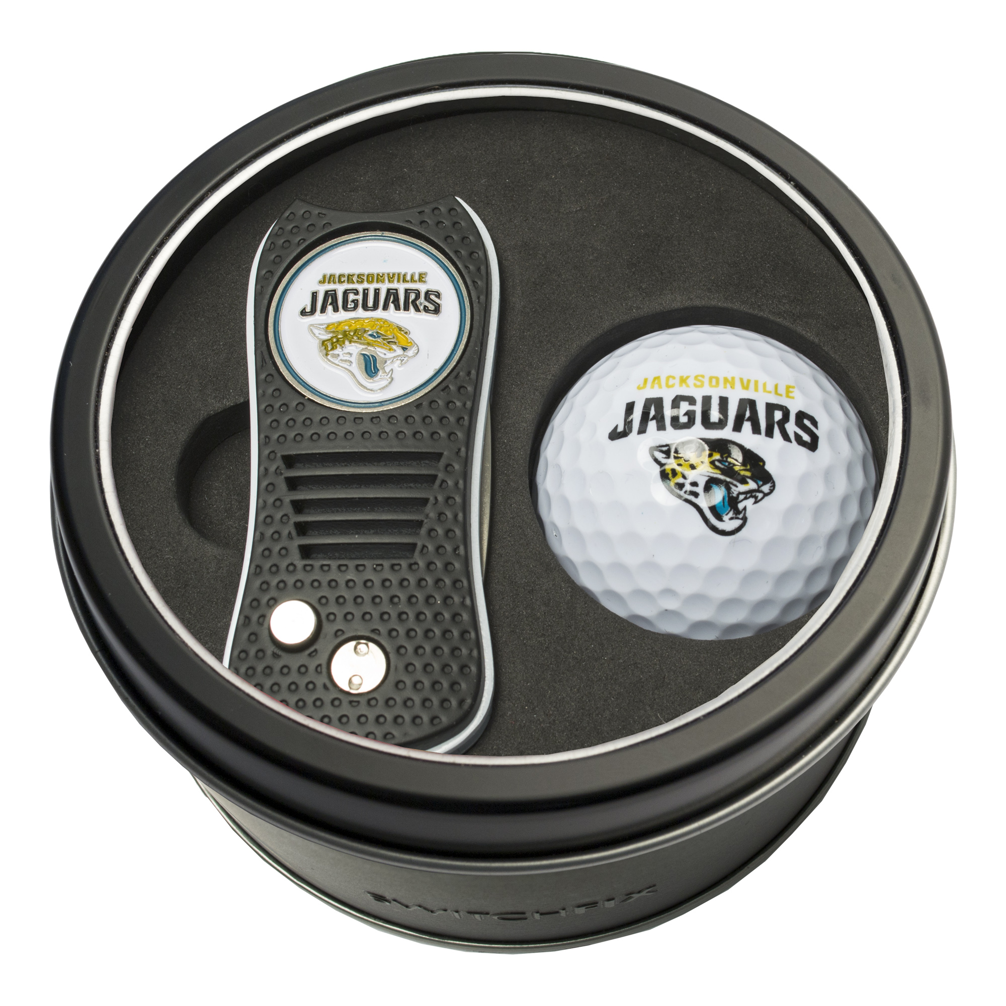 Jacksonville Jaguars Switchfix + Golf Ball Tin Gift Set