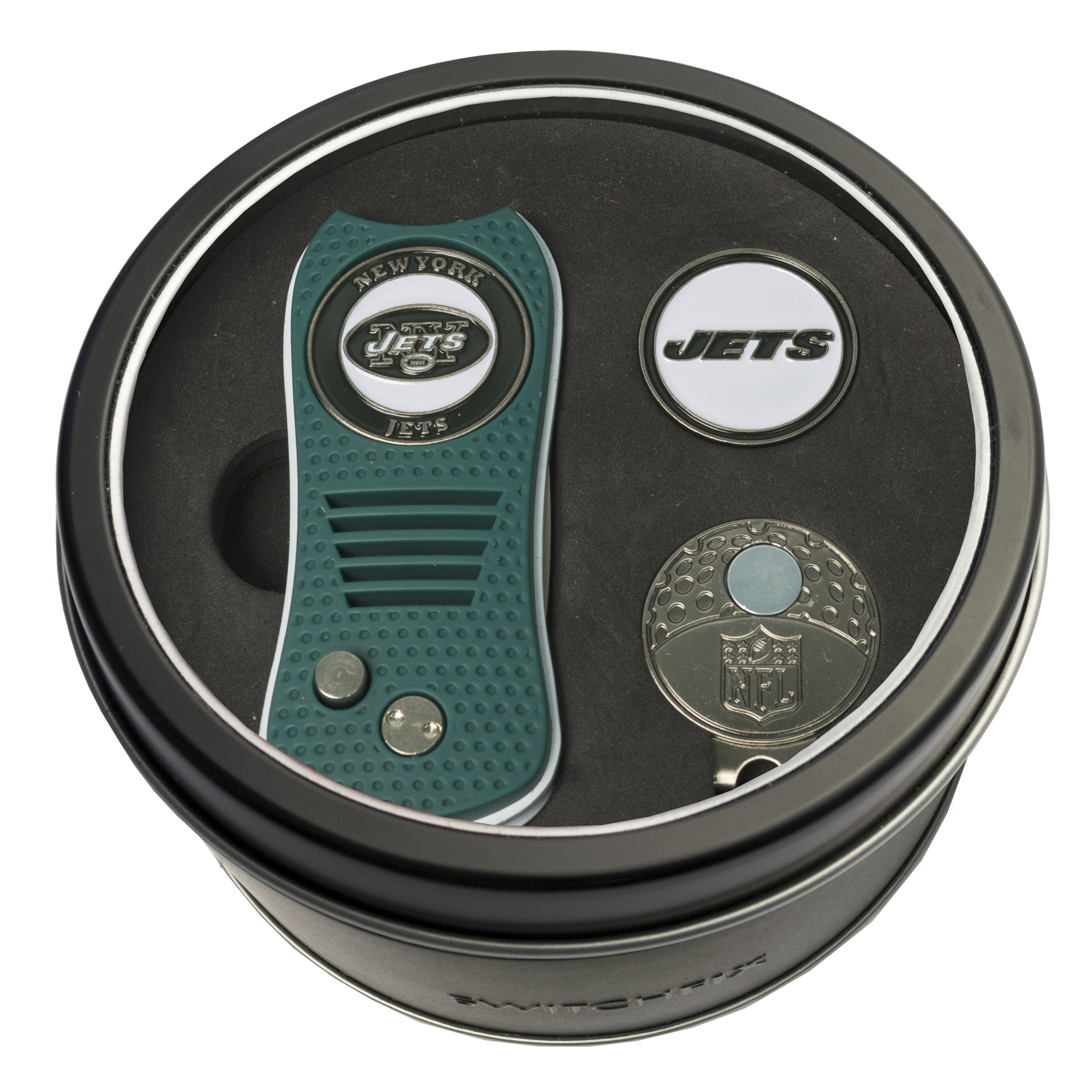 New York Jets Switchfix + Cap Clip + Ball Marker Tin Gift Set